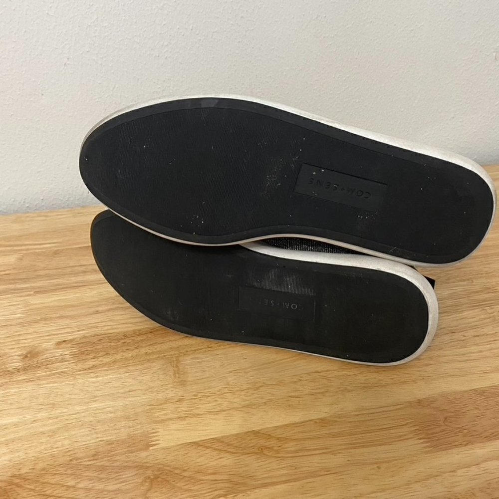 Com + Sens Silver Metallic Slip On Sock Like Comf… - image 8